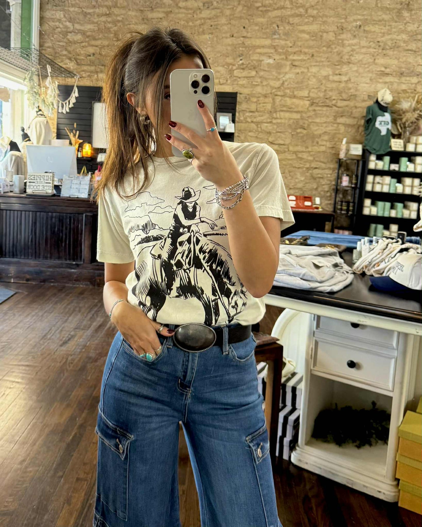 Wild West Cowgirl Graphic Tee