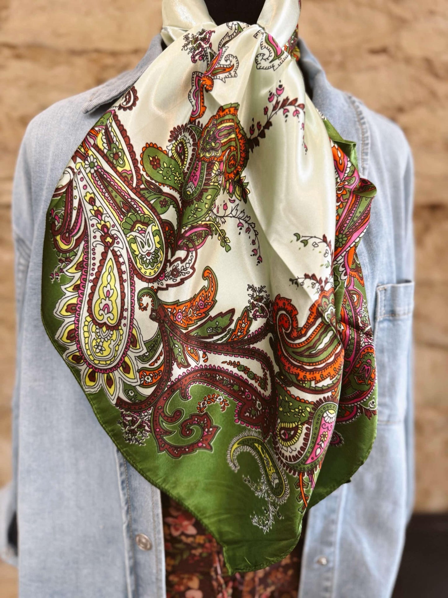 Woodland Whimsy Paisley Scarf