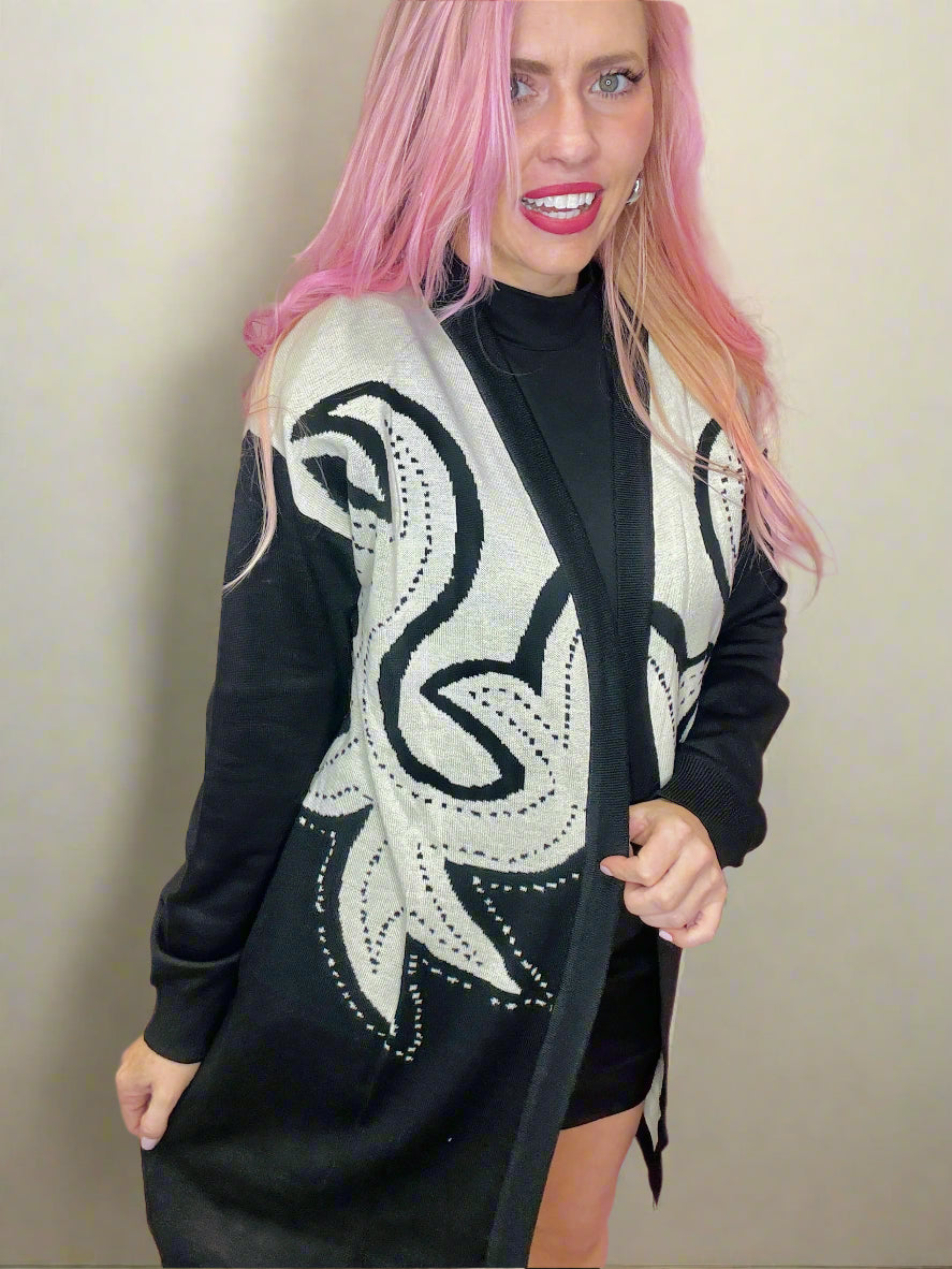 Saddle Swappin' Reversible Cardigan