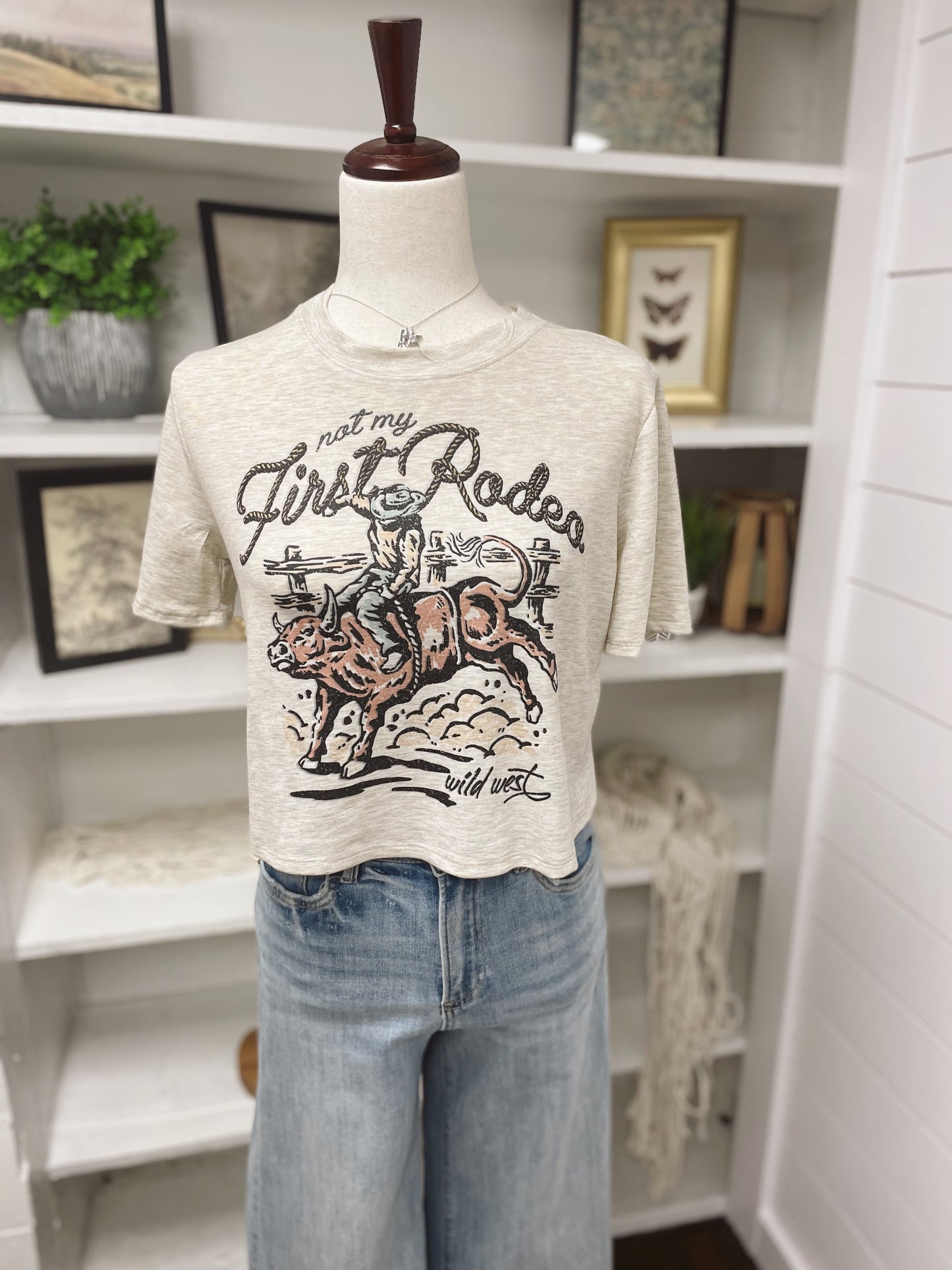 Not My First Rodeo Crop Tee