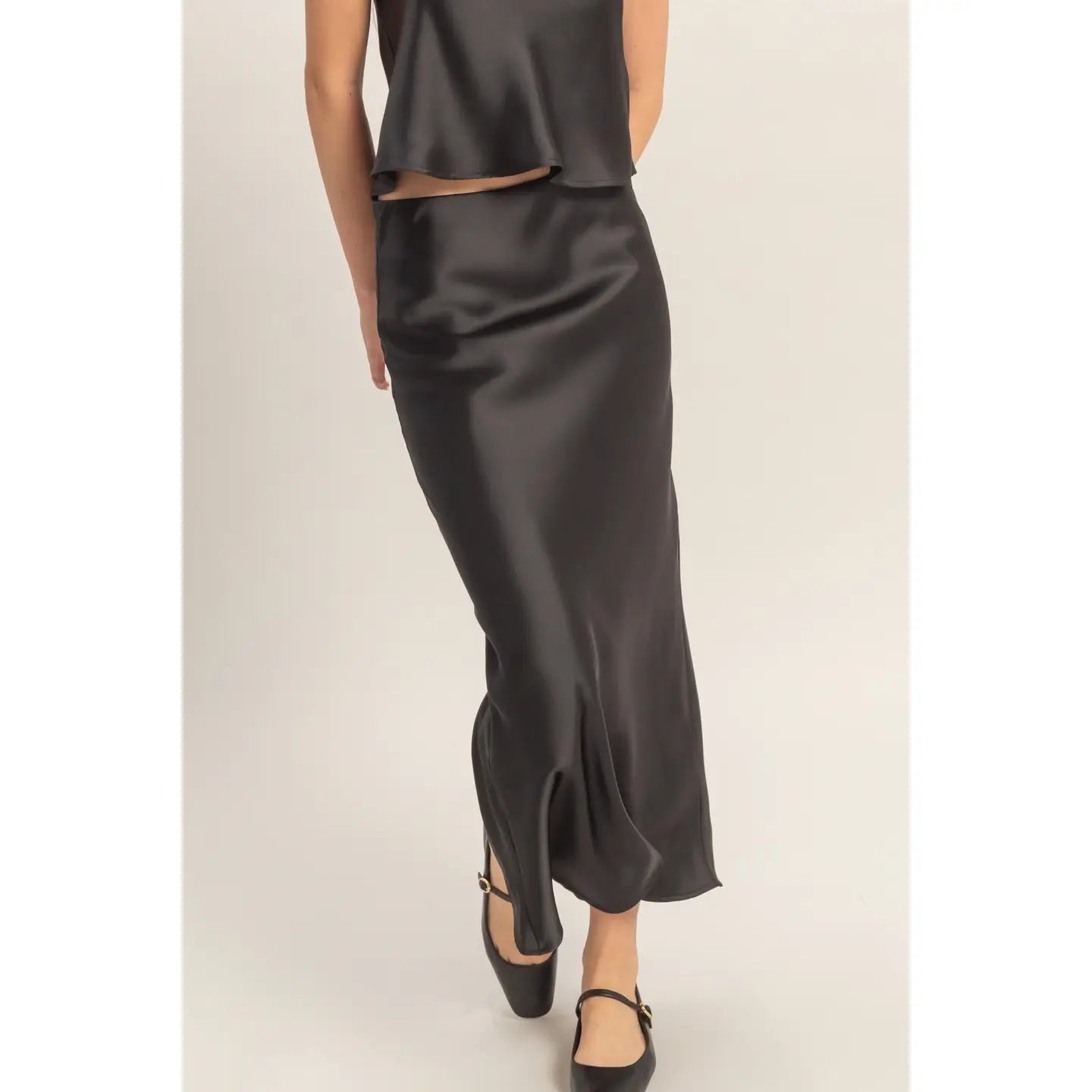Old Money Satin Skirt