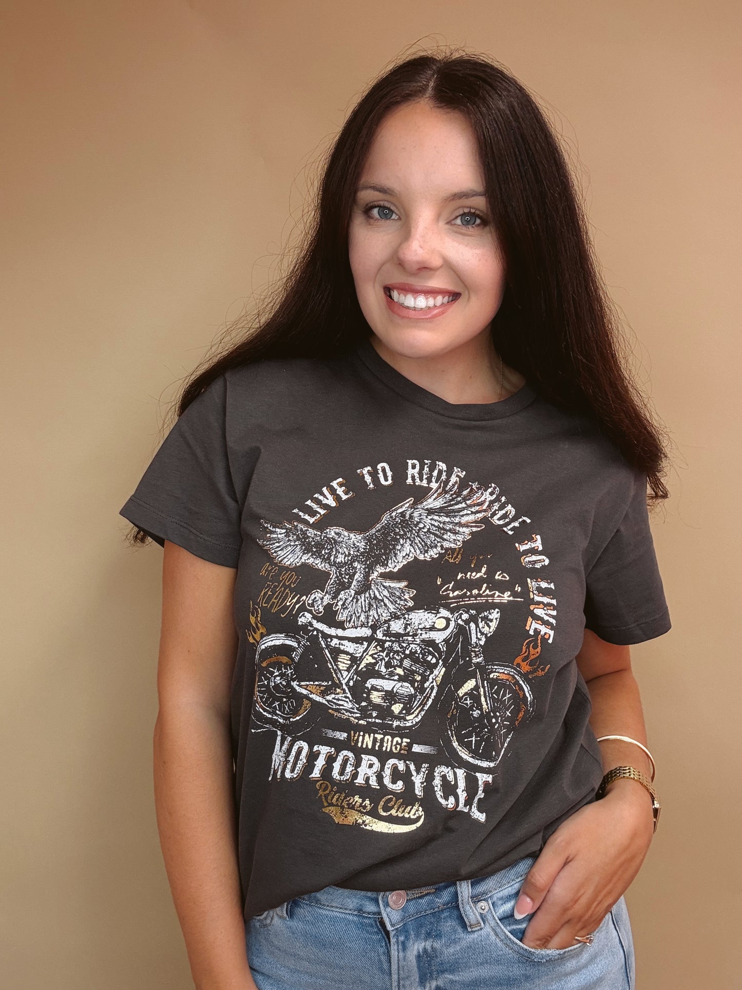 Live To Ride Graphic Tee