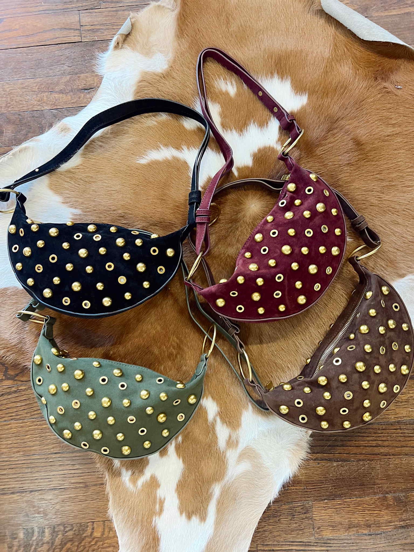 Maeve Studded Crossbody Bum Bag