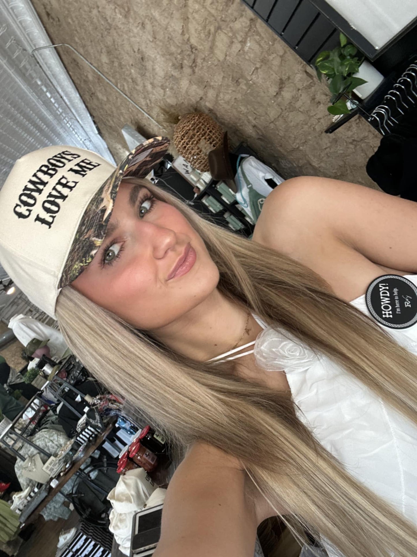 Cowboys Love Me Camo Hat