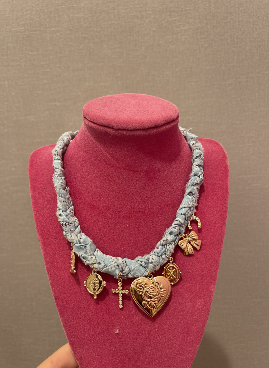 Bandana Breeze Charm Necklace