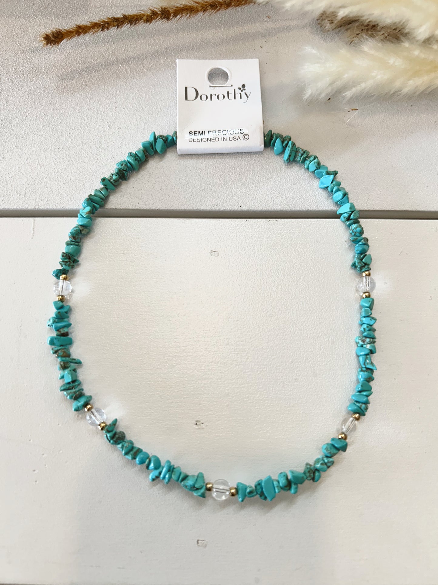 Turquosie & Pearl Necklace