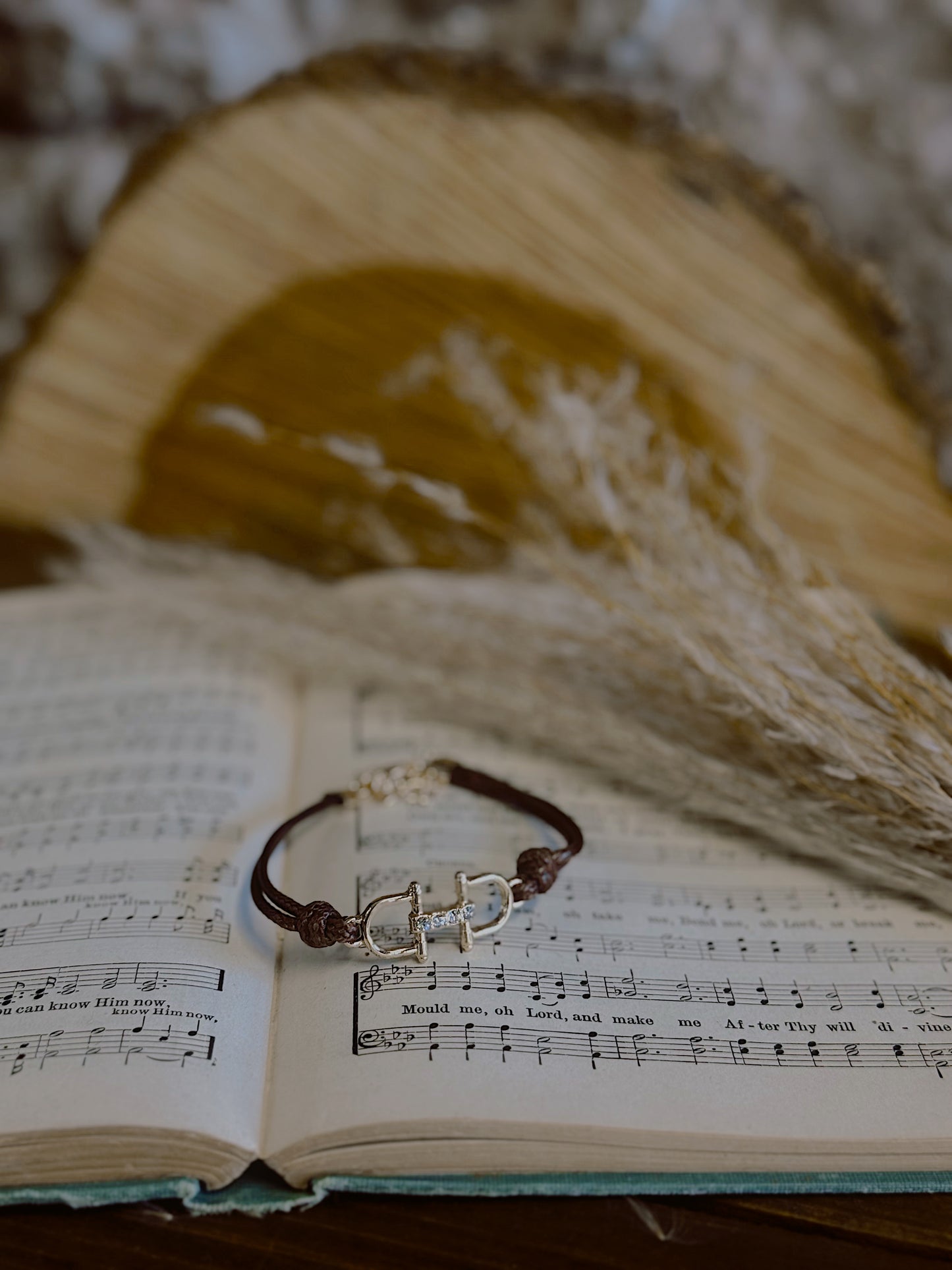 Leather Bit Bracelet