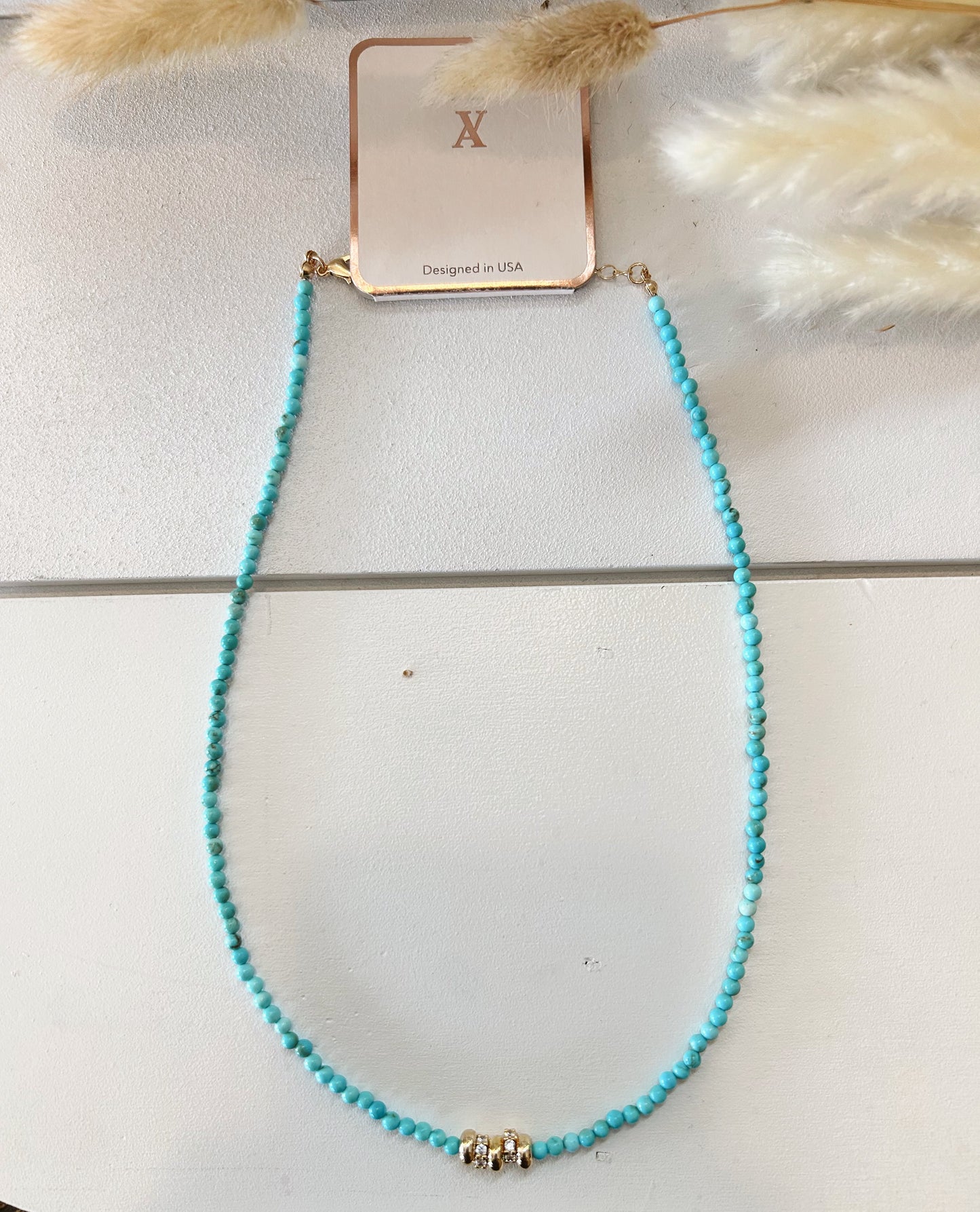 Teal Trails Necklace
