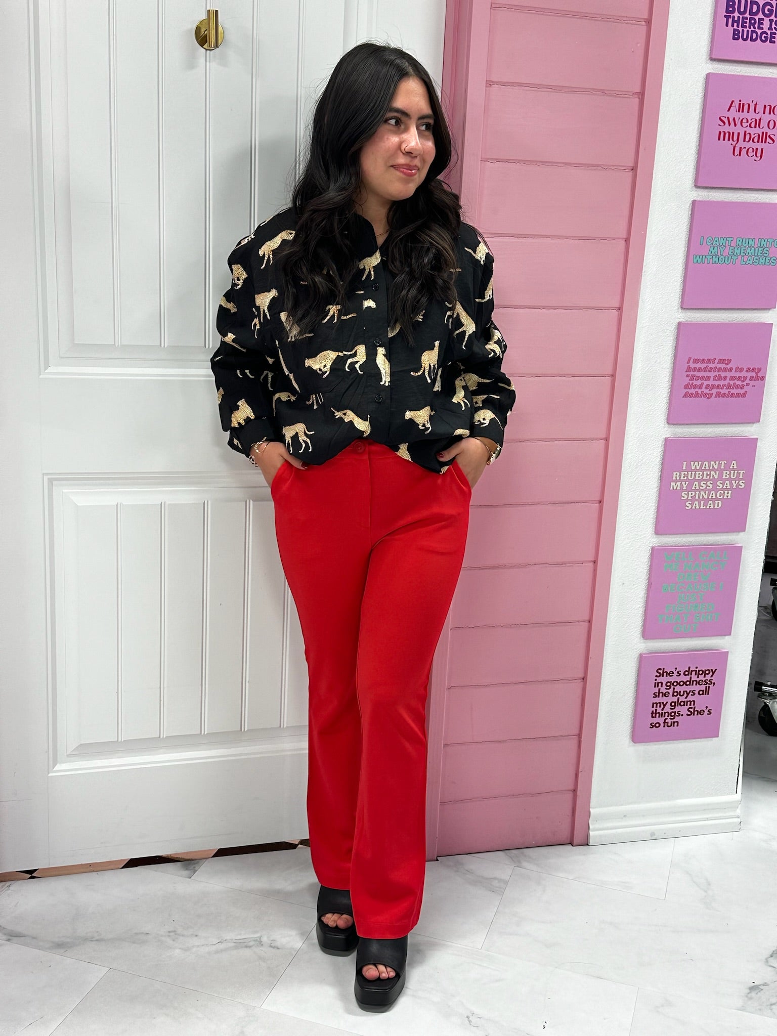 Spanx Size XS Scarlet Red Rayon Blend Wide Leg Carpenter Pocket Pants —  Labels Resale Boutique