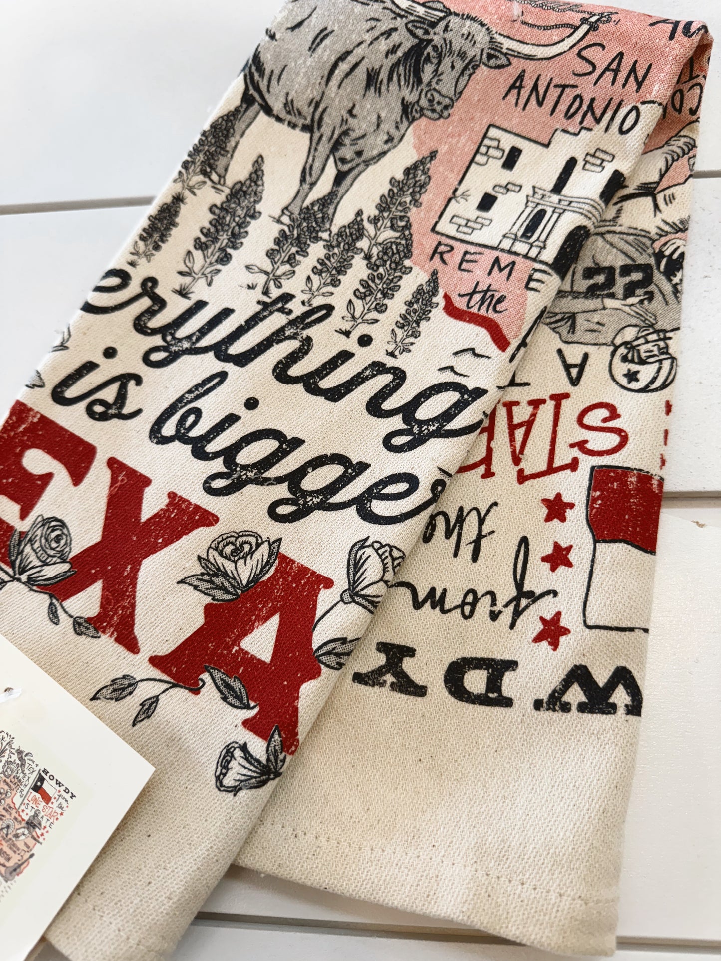 Everything Is Bigger In Texas Dish Towel