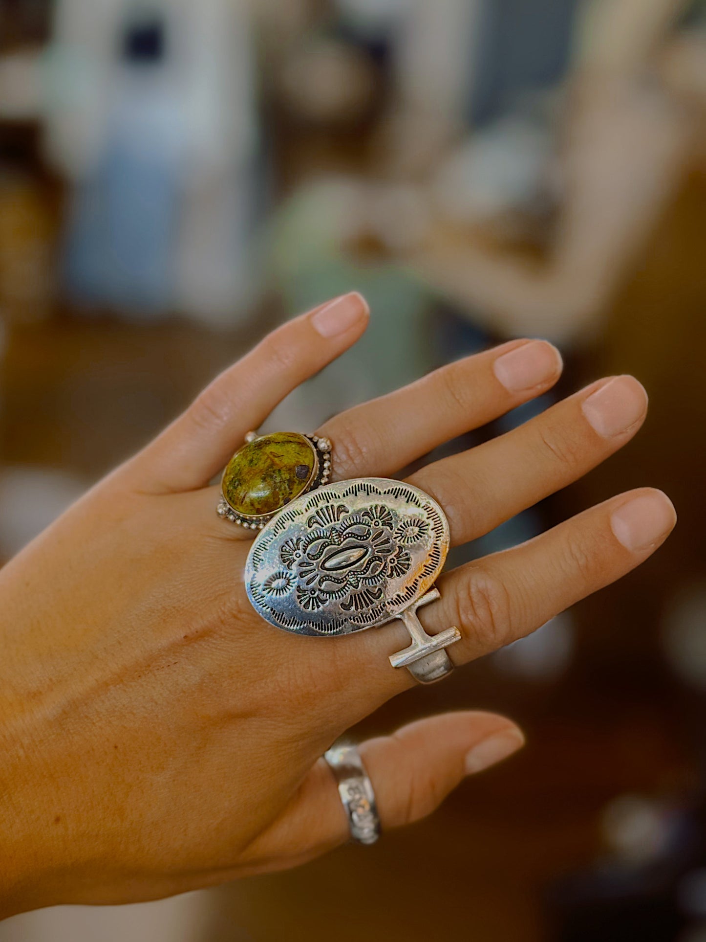 The Lottie Stamped Ring