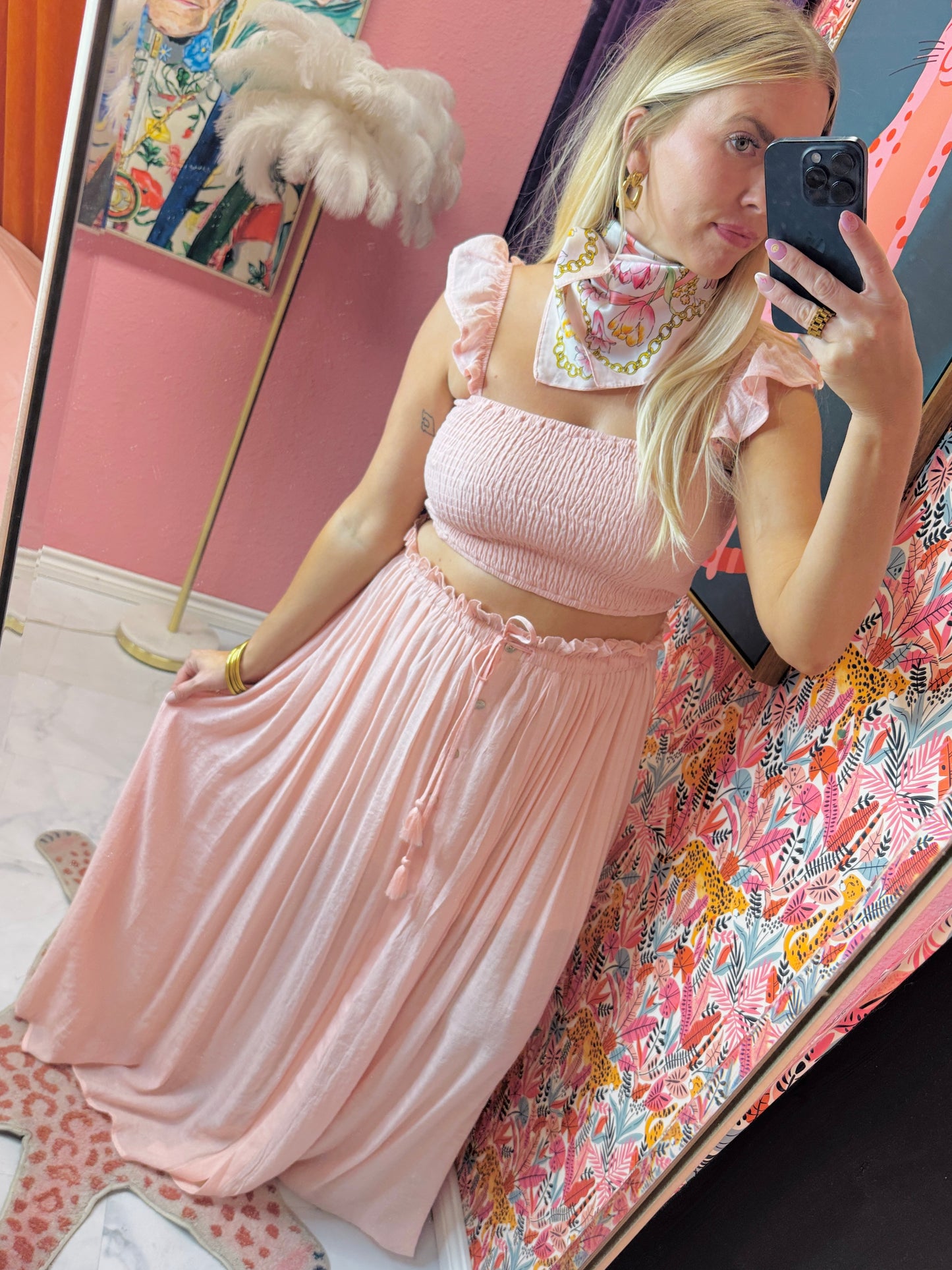 The Feminine Flair Skirt Set