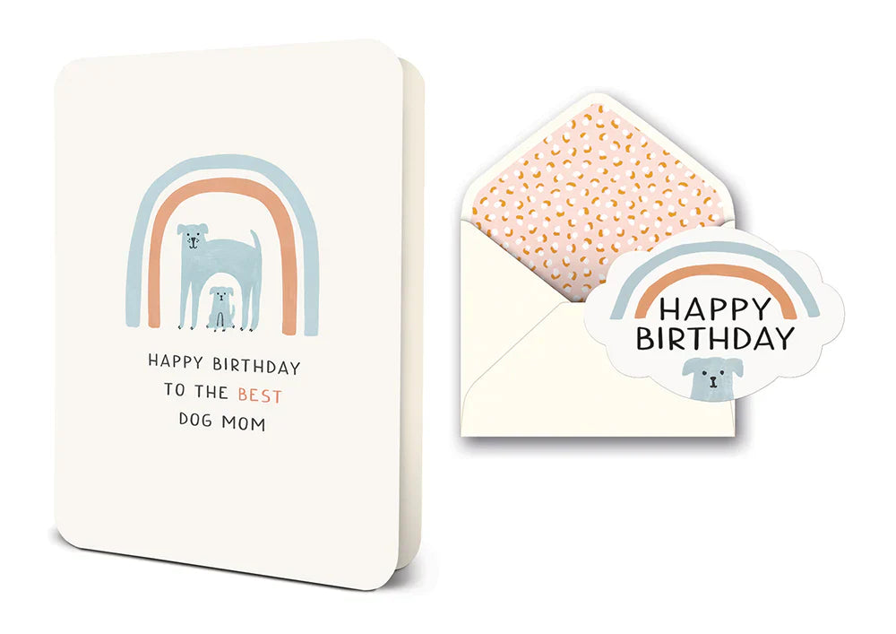 Happy Birthday Best Dog Mom Card