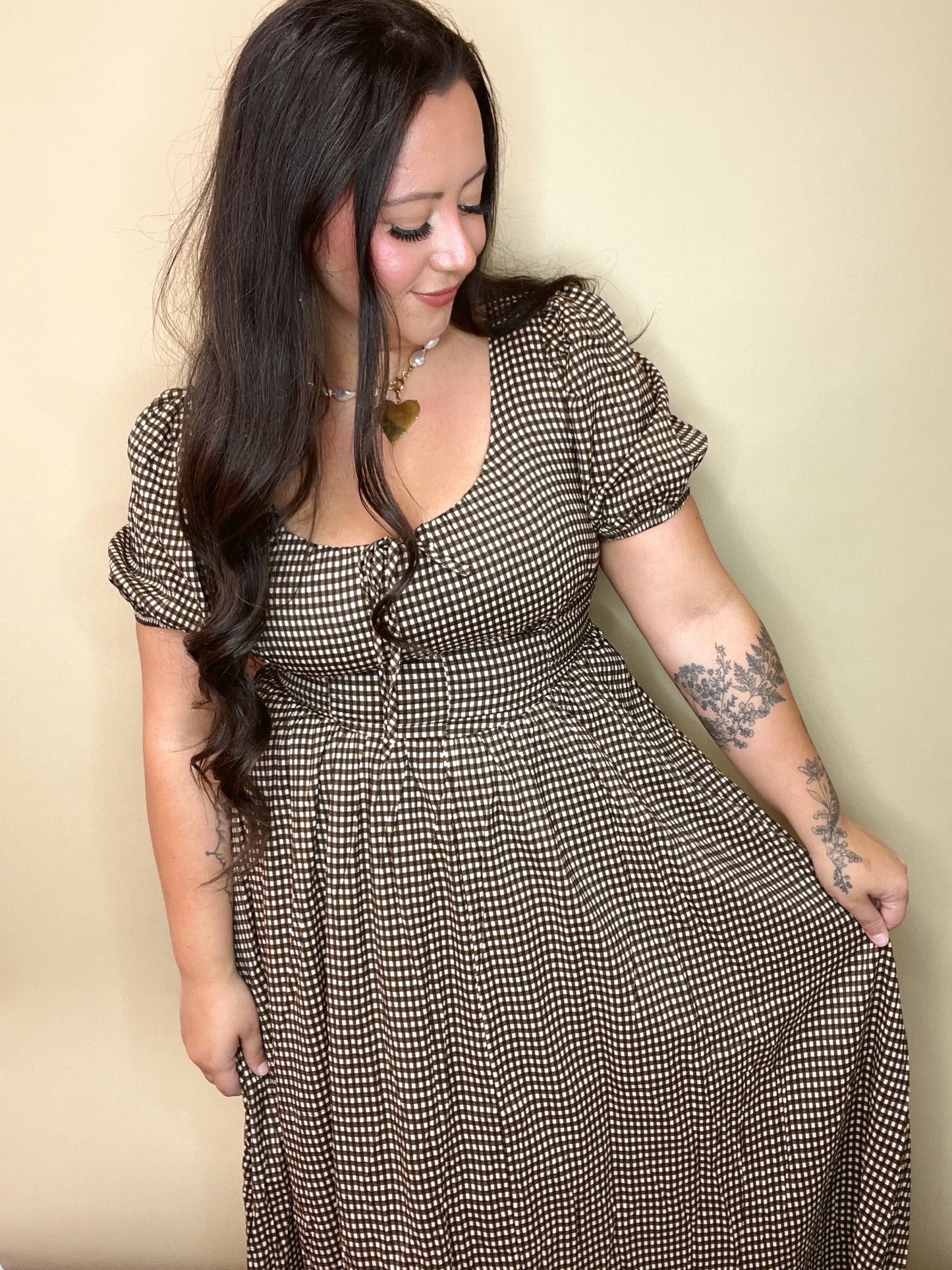 The Laney Gingham Dress