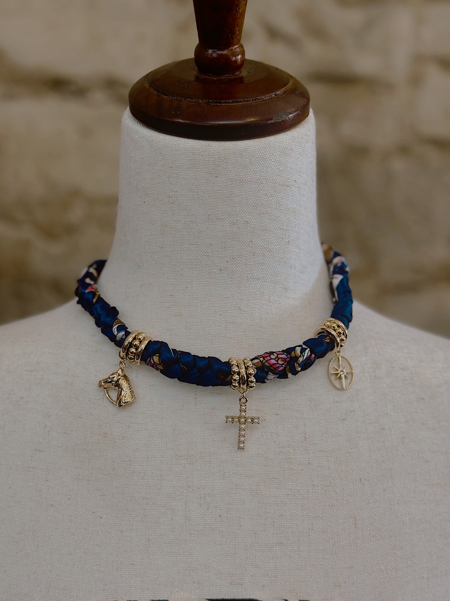 Braided Beauty Charm Necklace