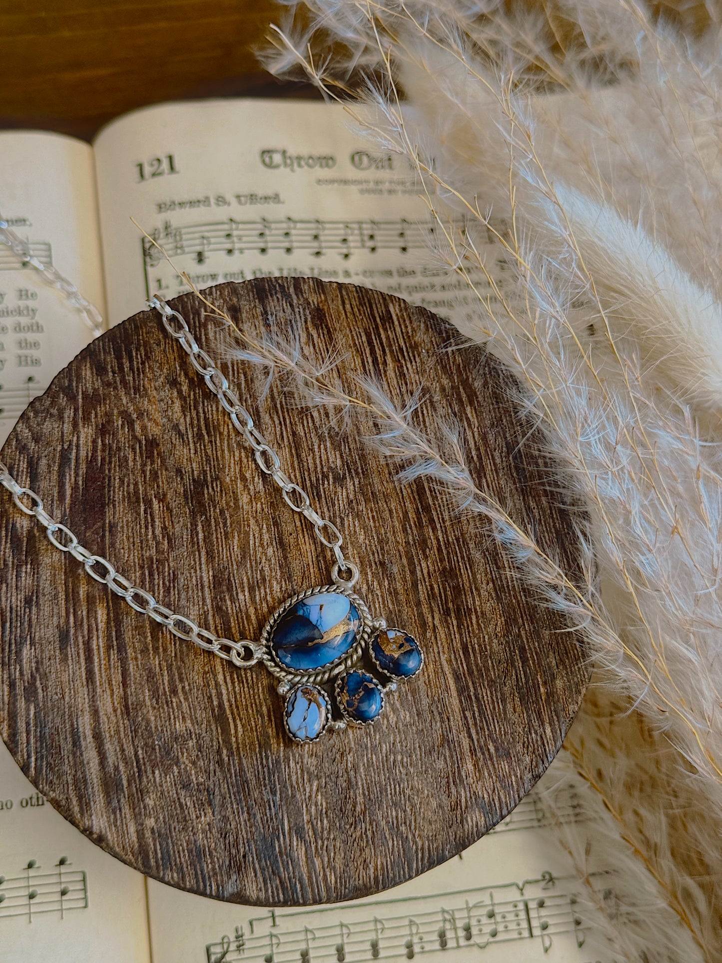 Violet Dahlia Necklace