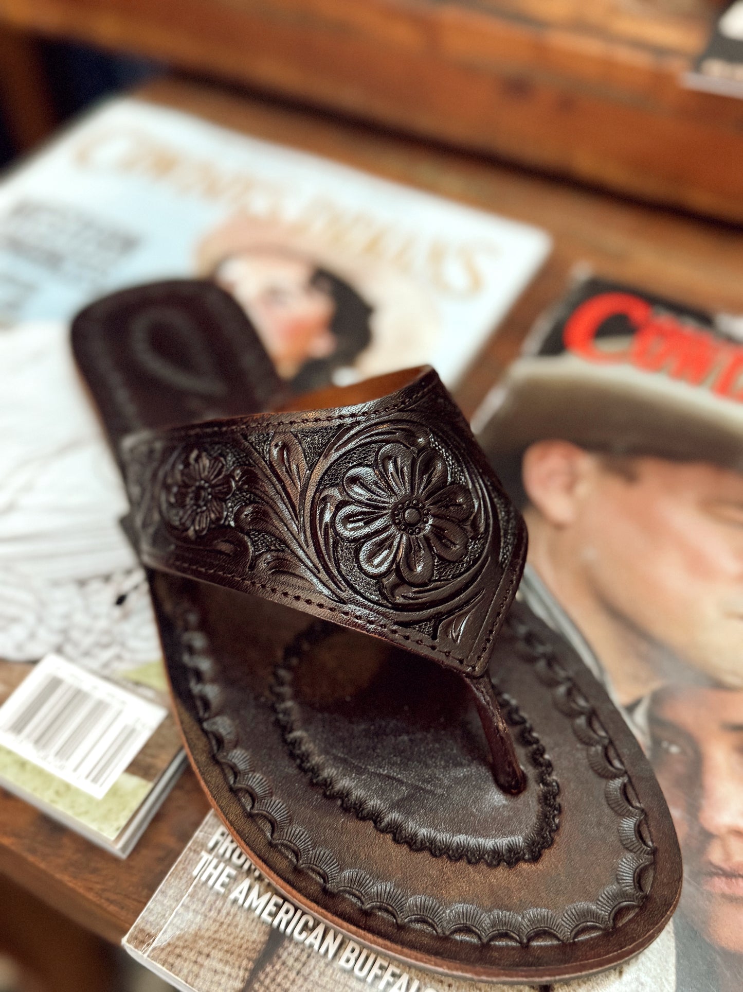 The Lauren Leather Flip Flops