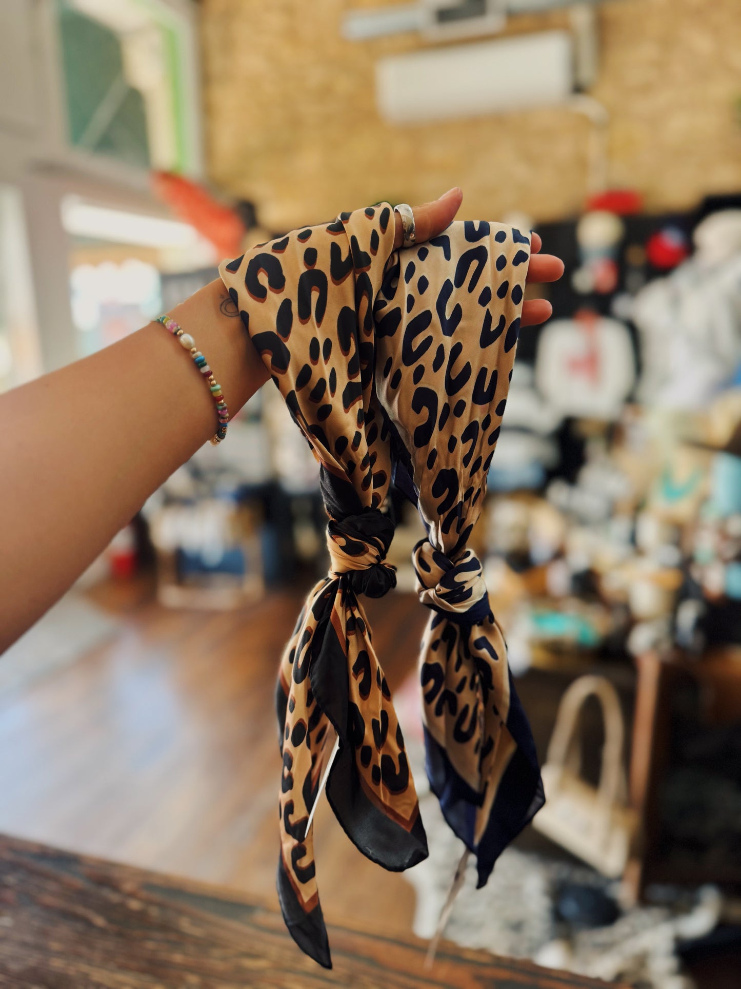 The Olivia Leopard Scarf