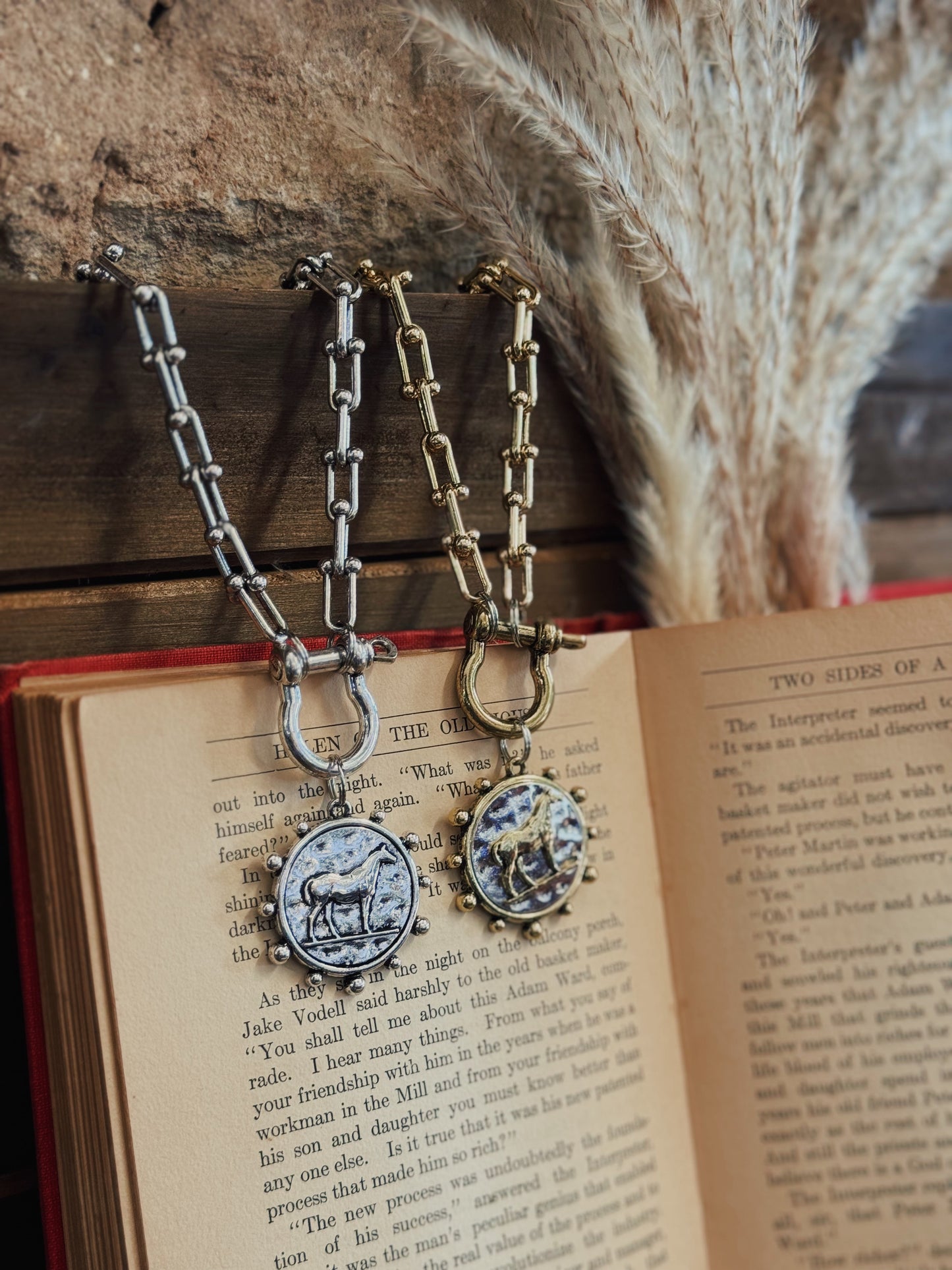 High Horse Coin Necklace