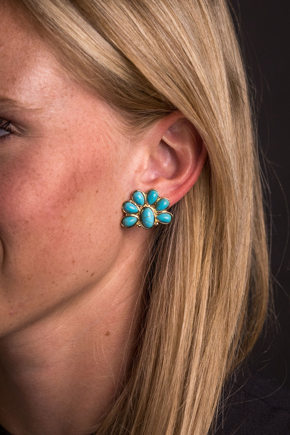The Tristin Squash Blossom Earrings