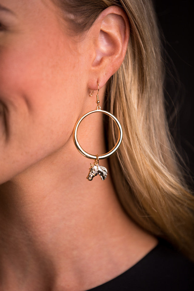 The Stallion Hoop Earrings