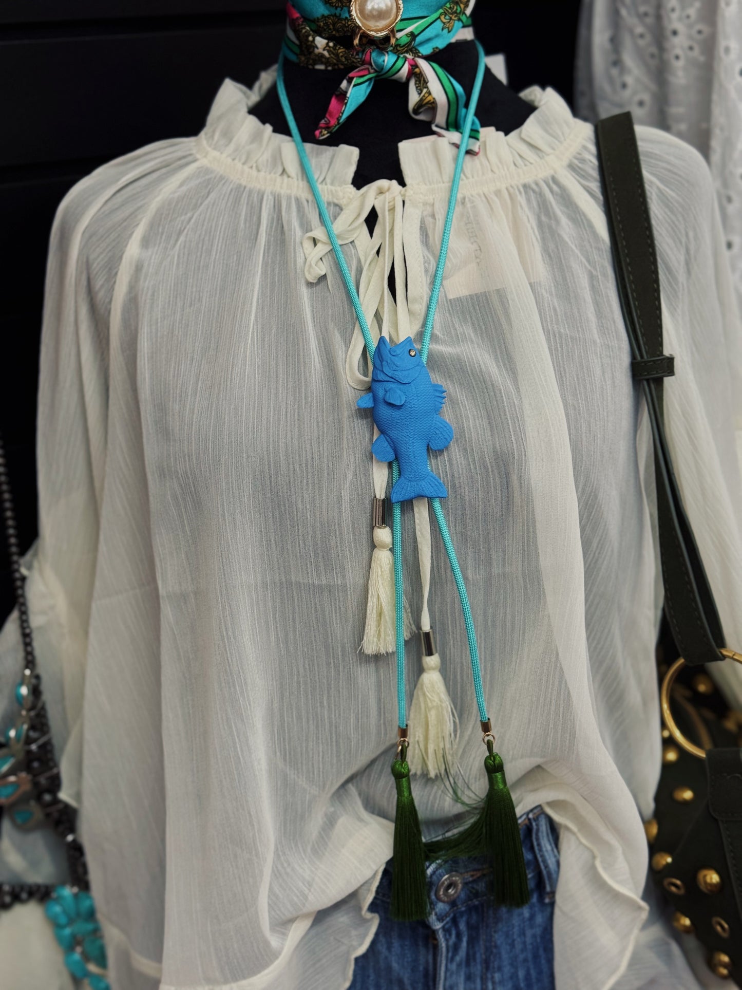 Frances The Fish Tassel Bolo