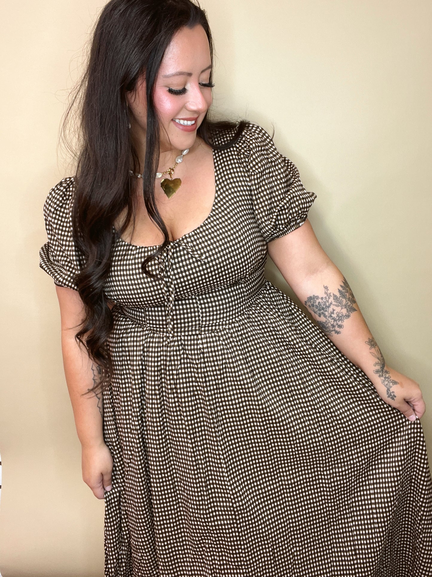 The Laney Gingham Dress