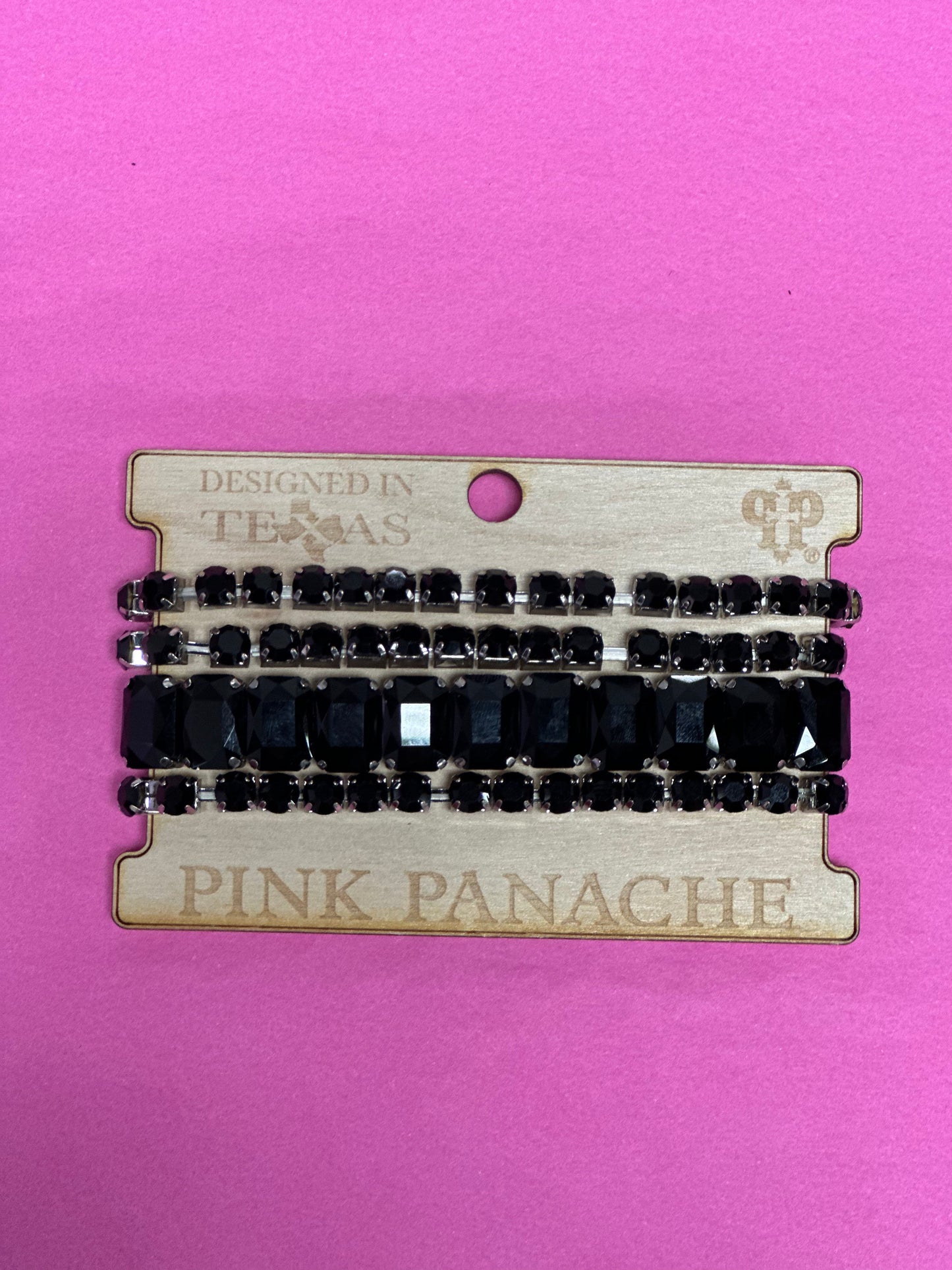 Black Rhinestone Arm Party