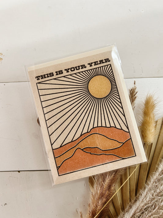 Your Year Congratulations Greeting Card