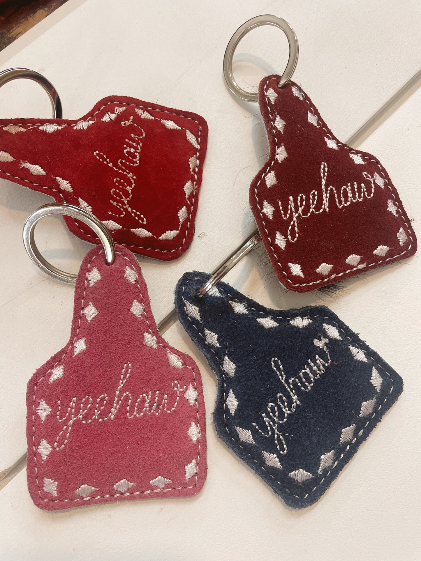 Yeehaw Keychain Tag