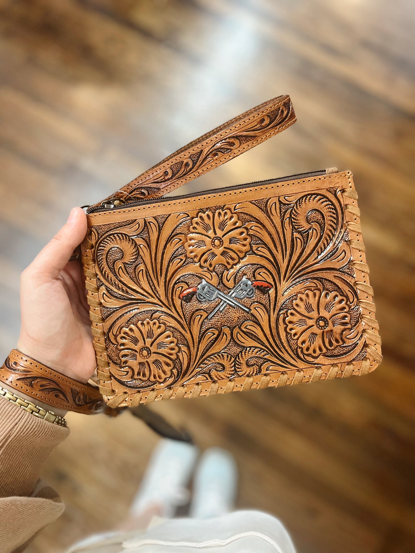 The Pistol Pete Wristlet