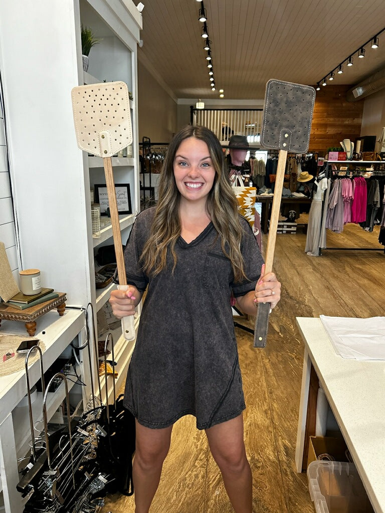 Leather Handmade Flyswatter