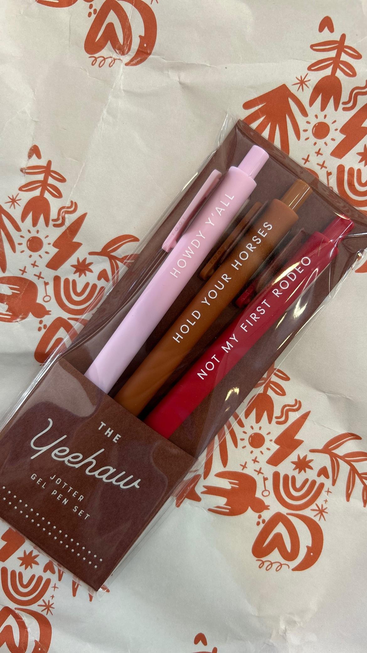 Yeehaw Jotter Gel Pen Set