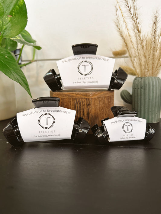 Classic Jet Black Hair Clip