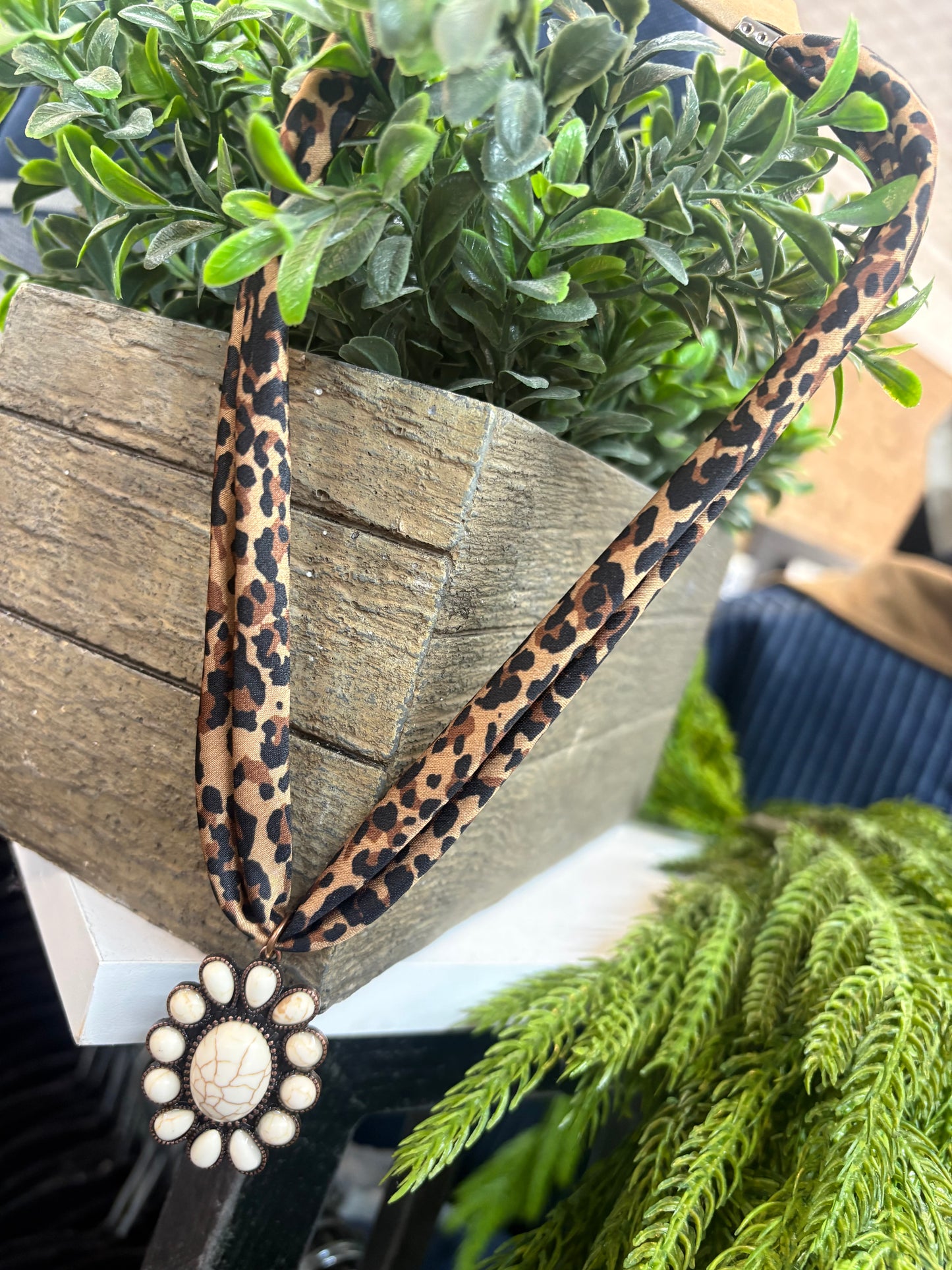 The Leopard Boho Squash Desert Necklace