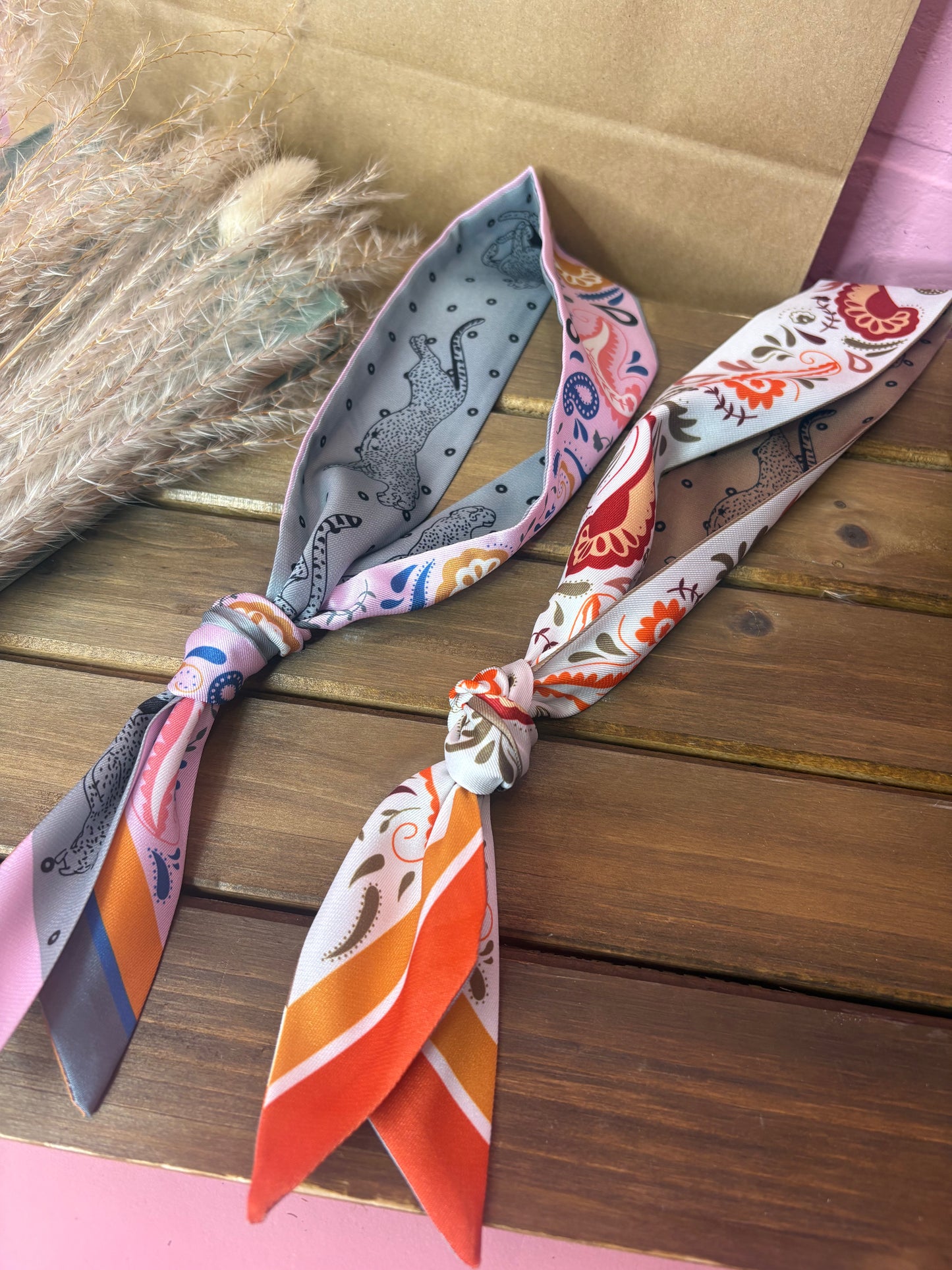 Sweet Paisley Twilly Scarf