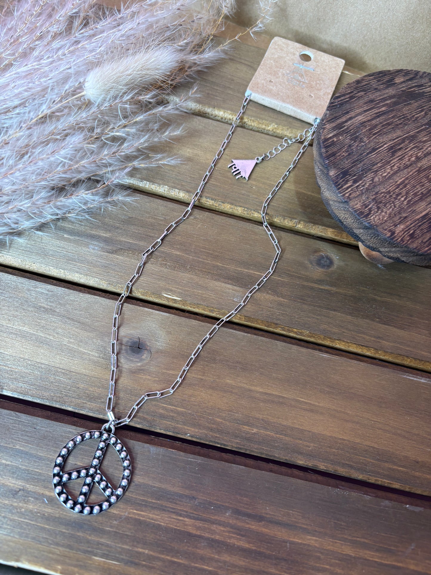 The Peace Studded Necklace