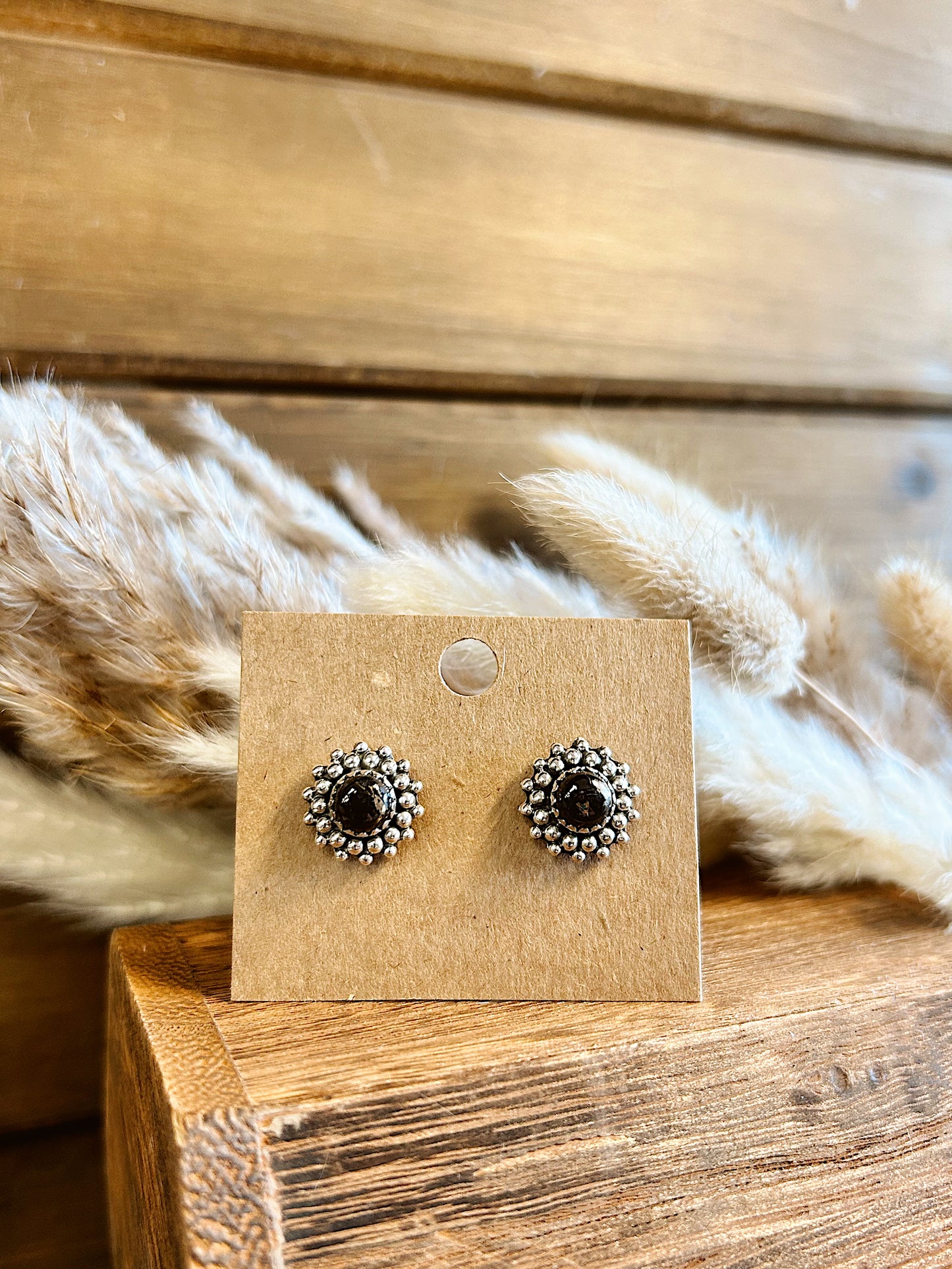 White Buffalo Blossom Studs