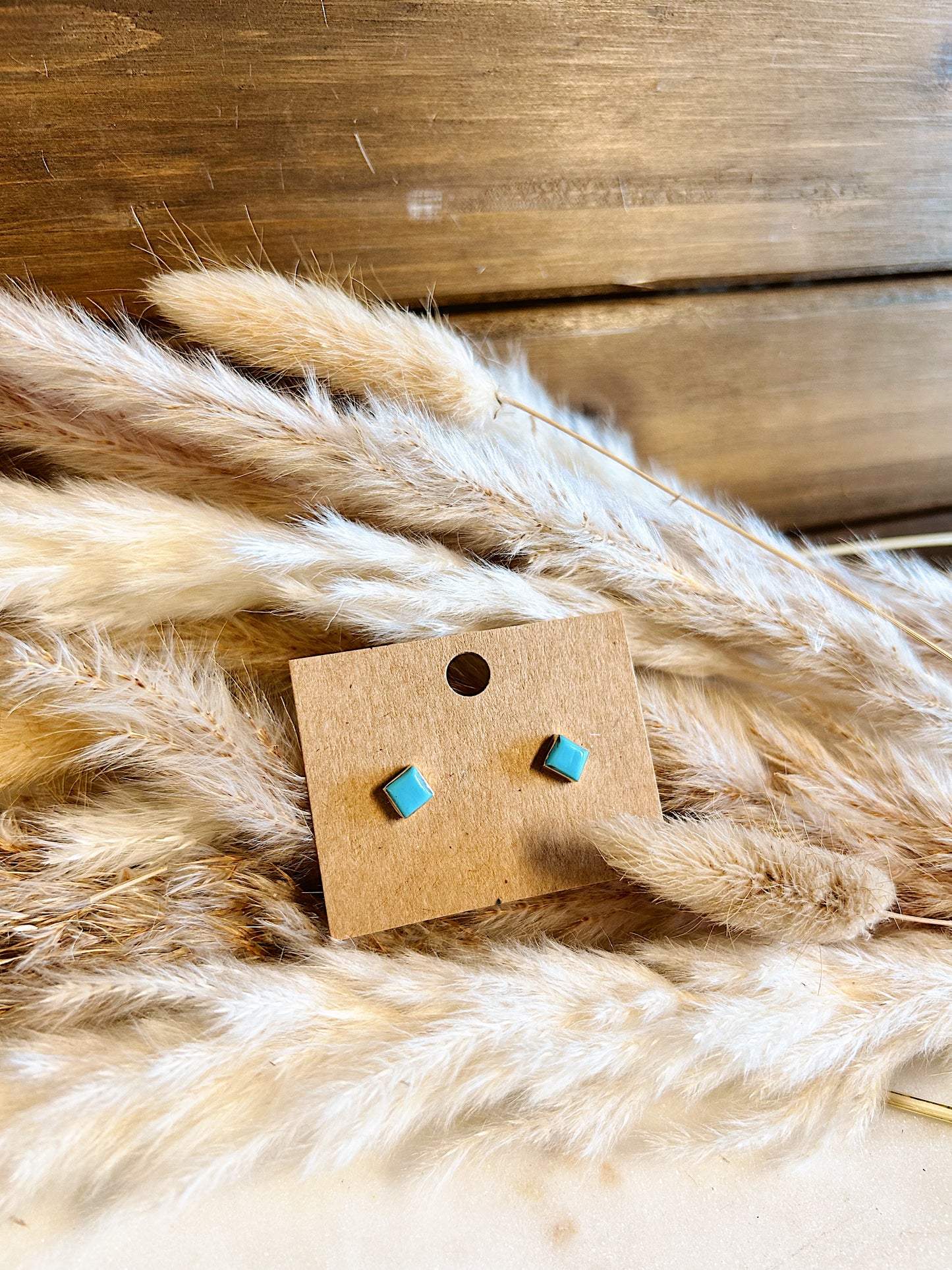 Mini Spirit Turquoise Studs
