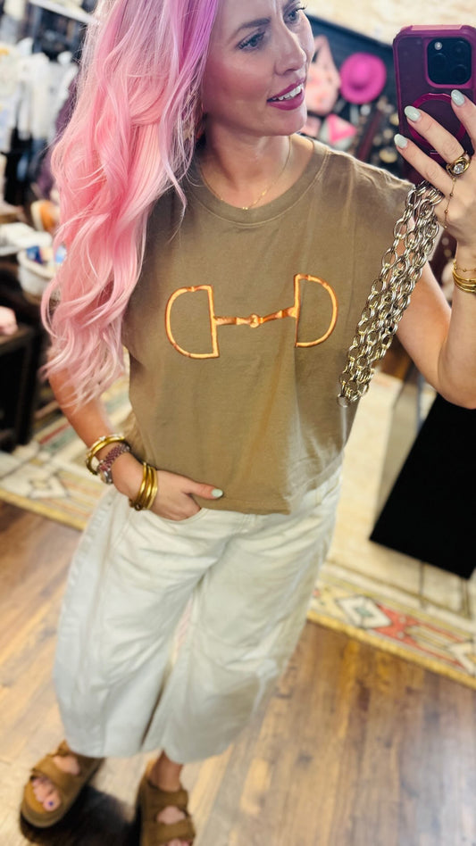 Bit Muscle Graphic Top