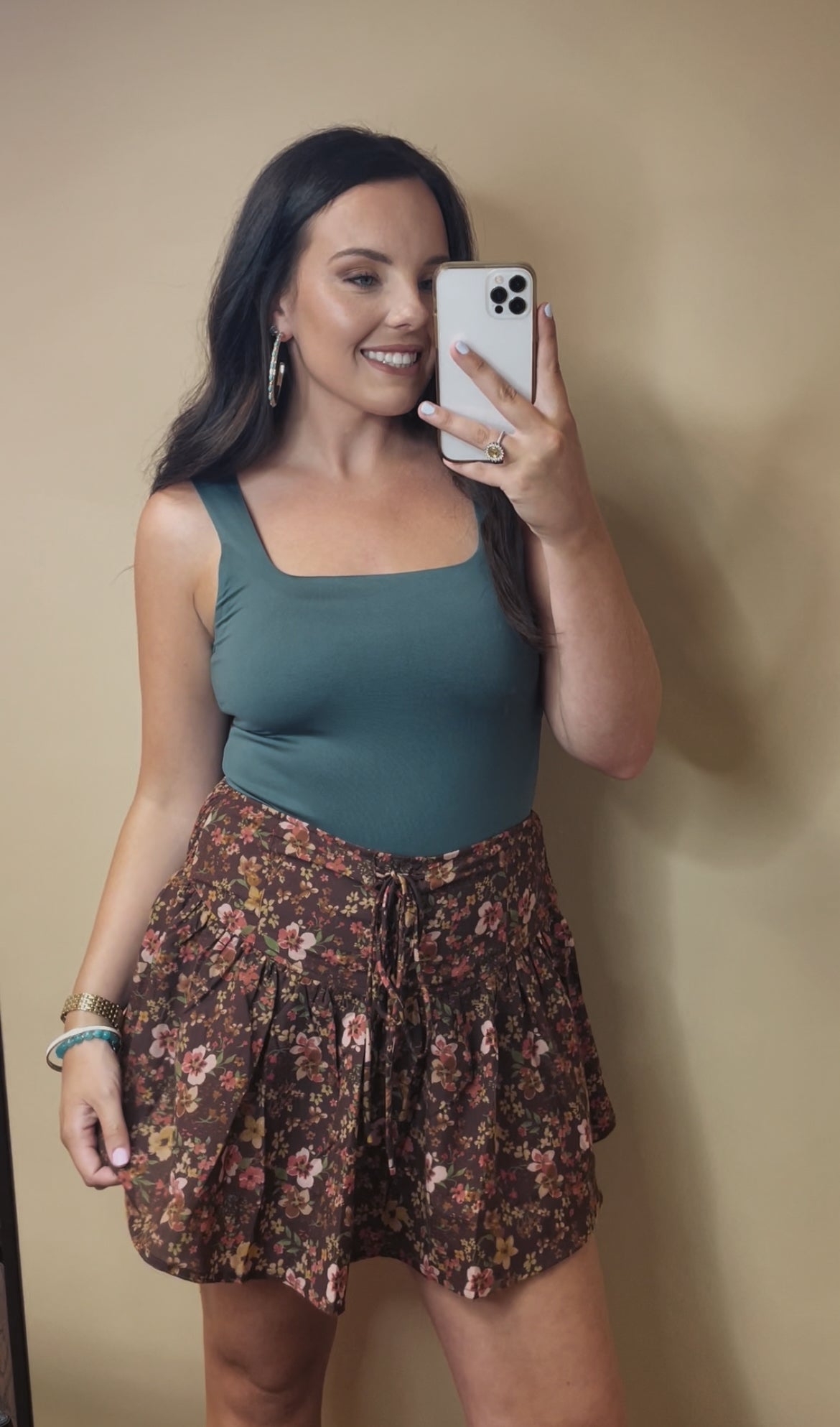 The Daisy Floral Skort