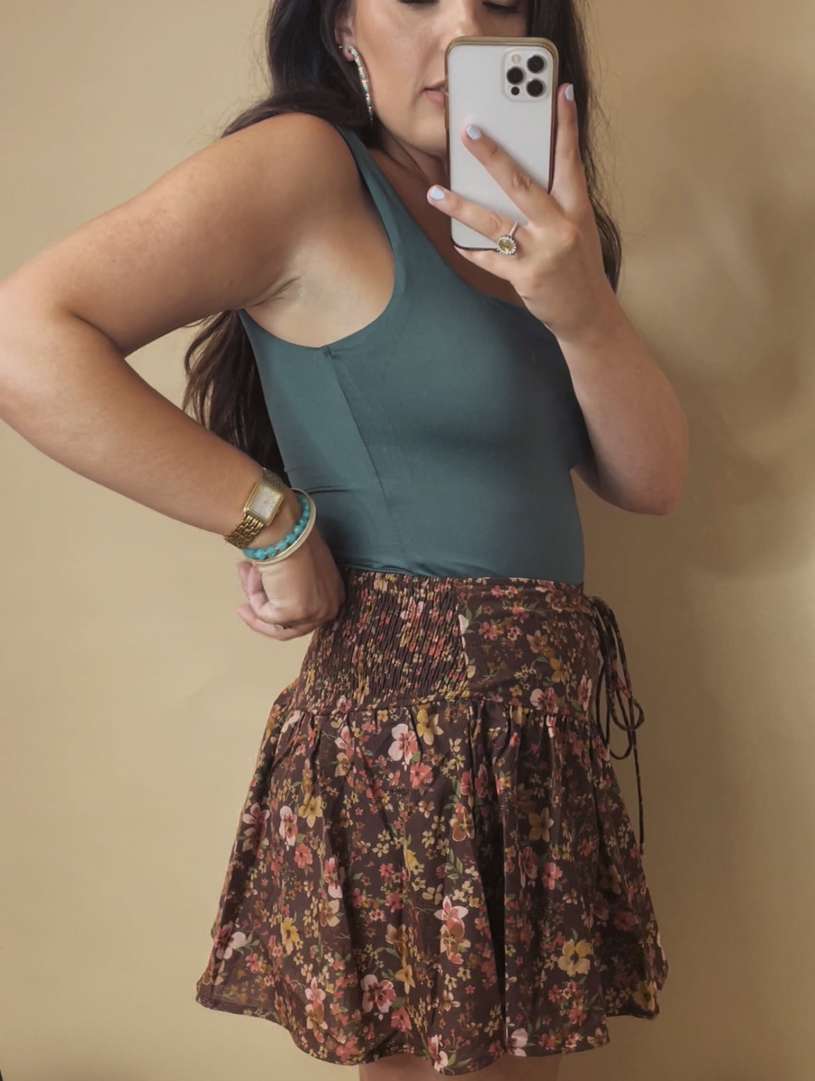 The Daisy Floral Skort