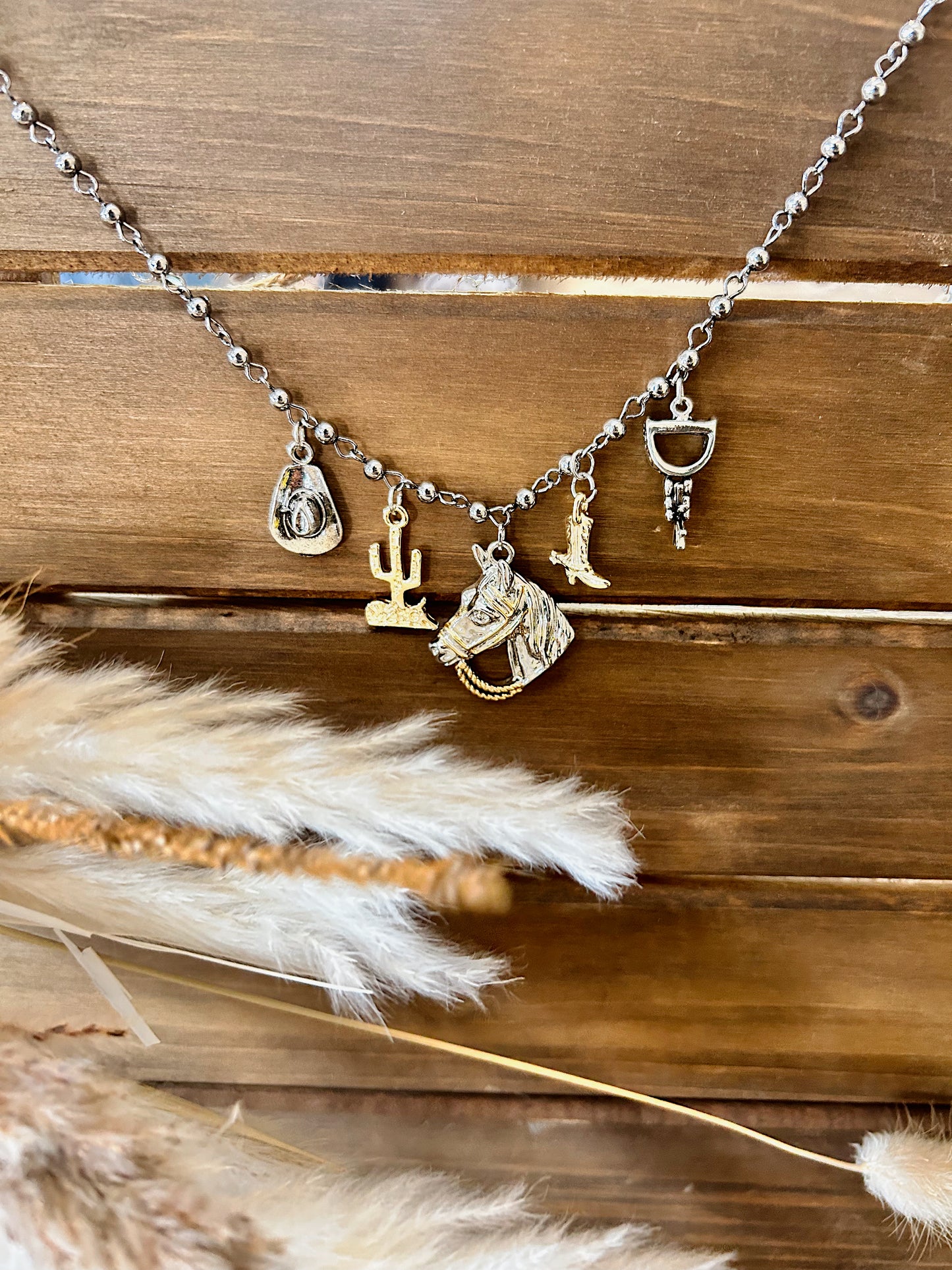 The Western Duo Charm Necklace