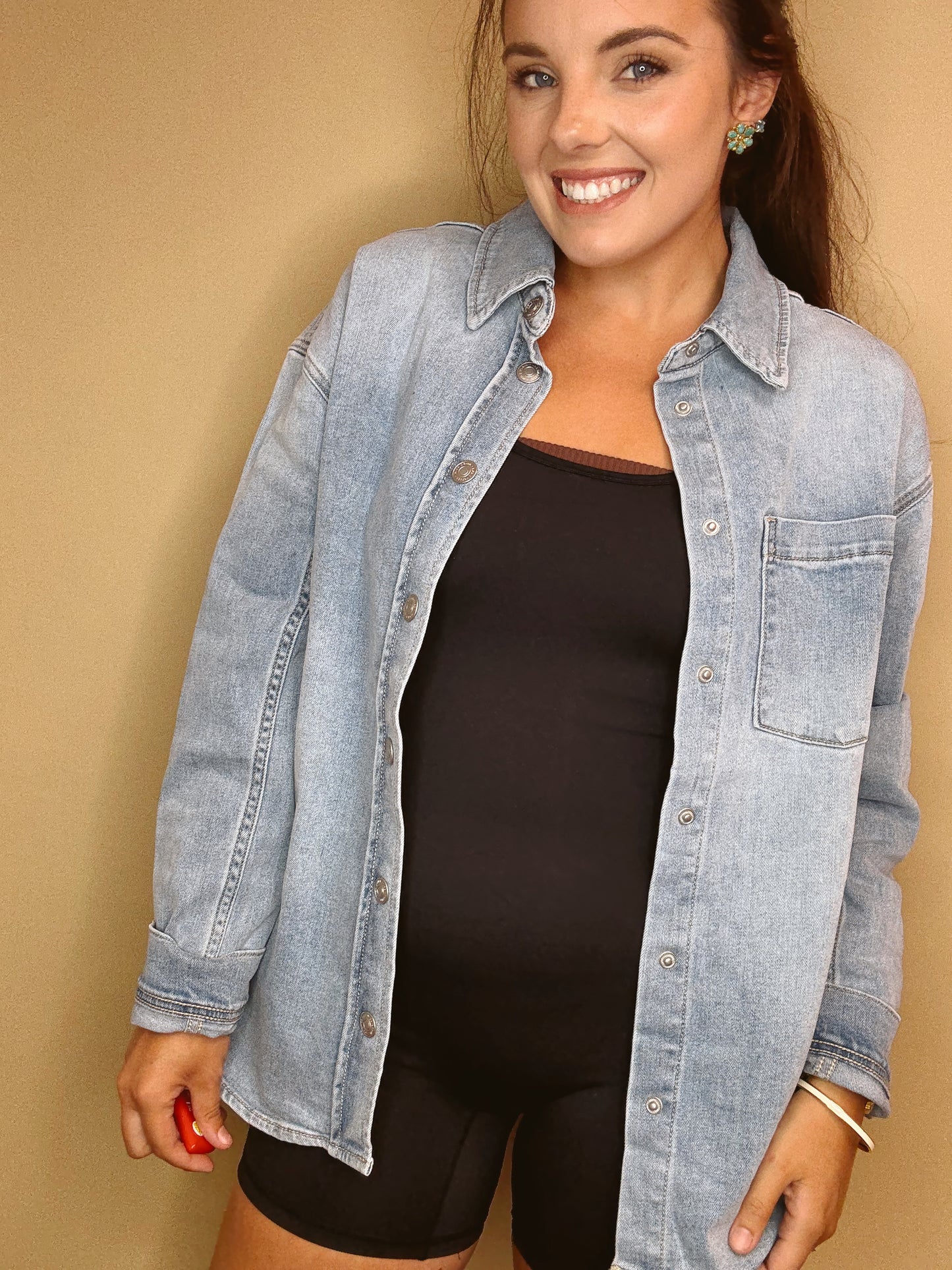 The Bianca Denim Top