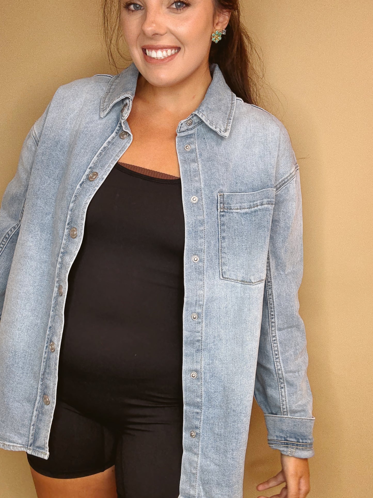 The Bianca Denim Top