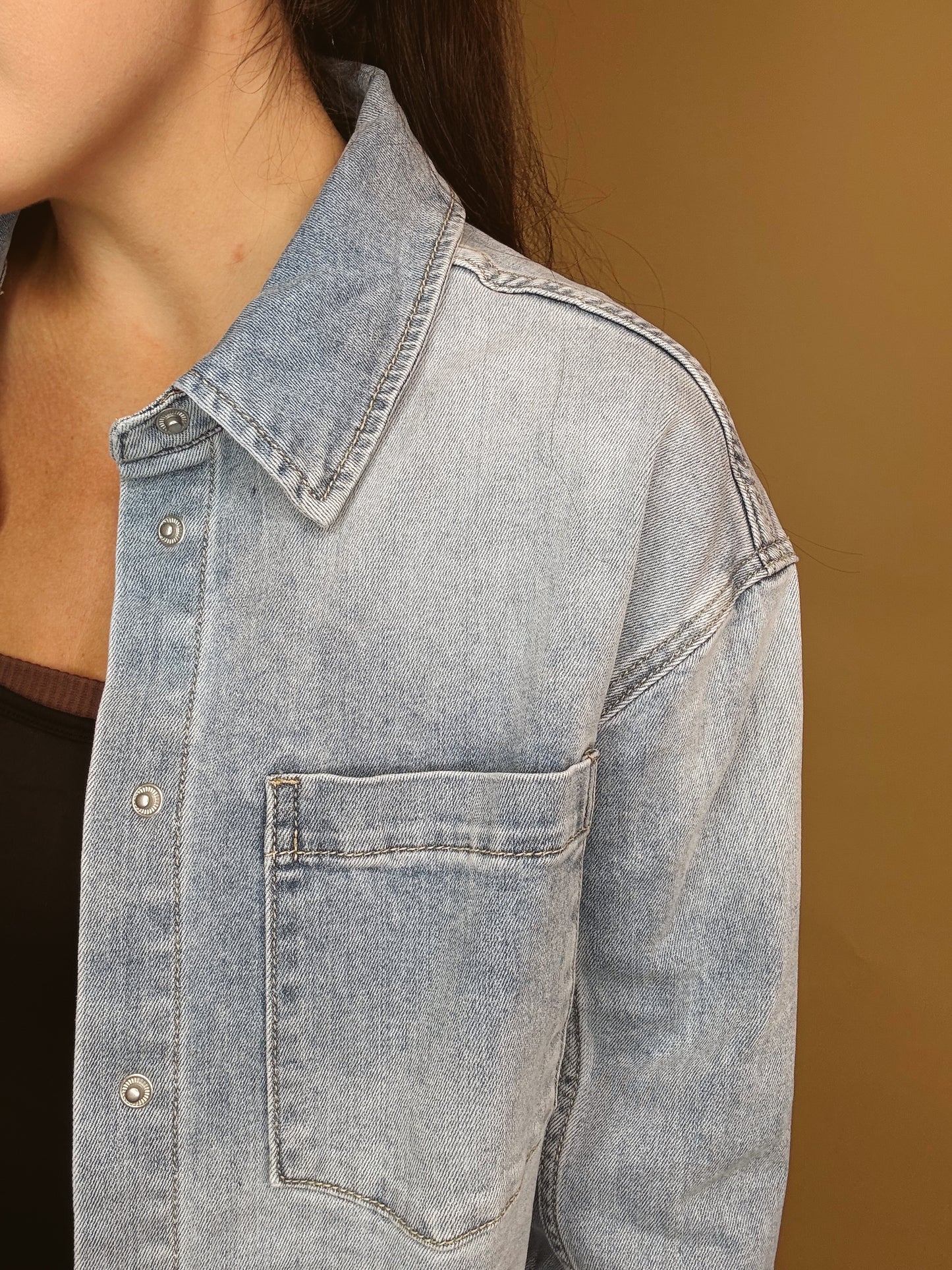 The Bianca Denim Top