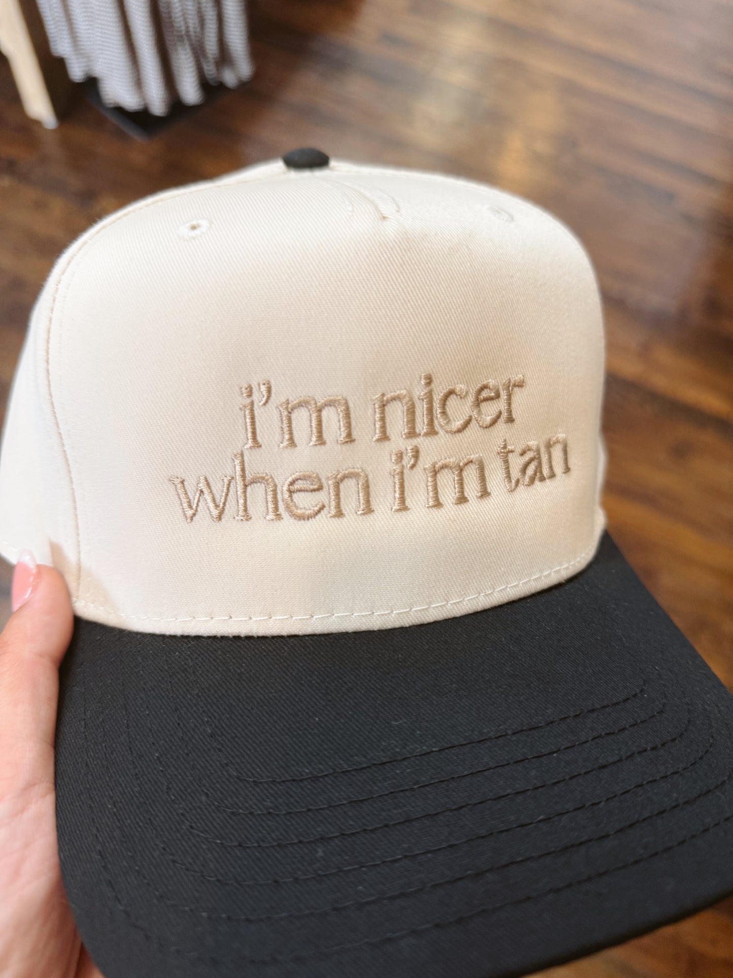 I'm Nicer When I'm Tan Trucker Hat