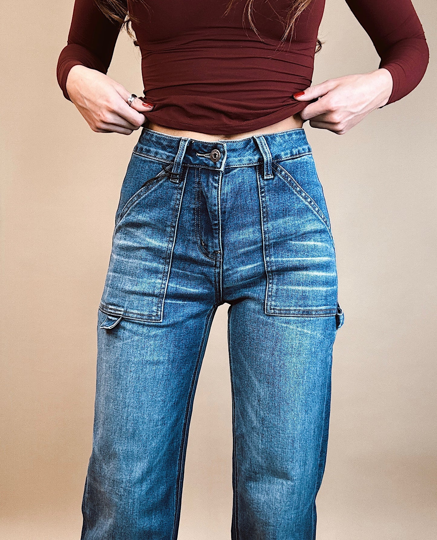 The Hudson Straight Leg Jeans