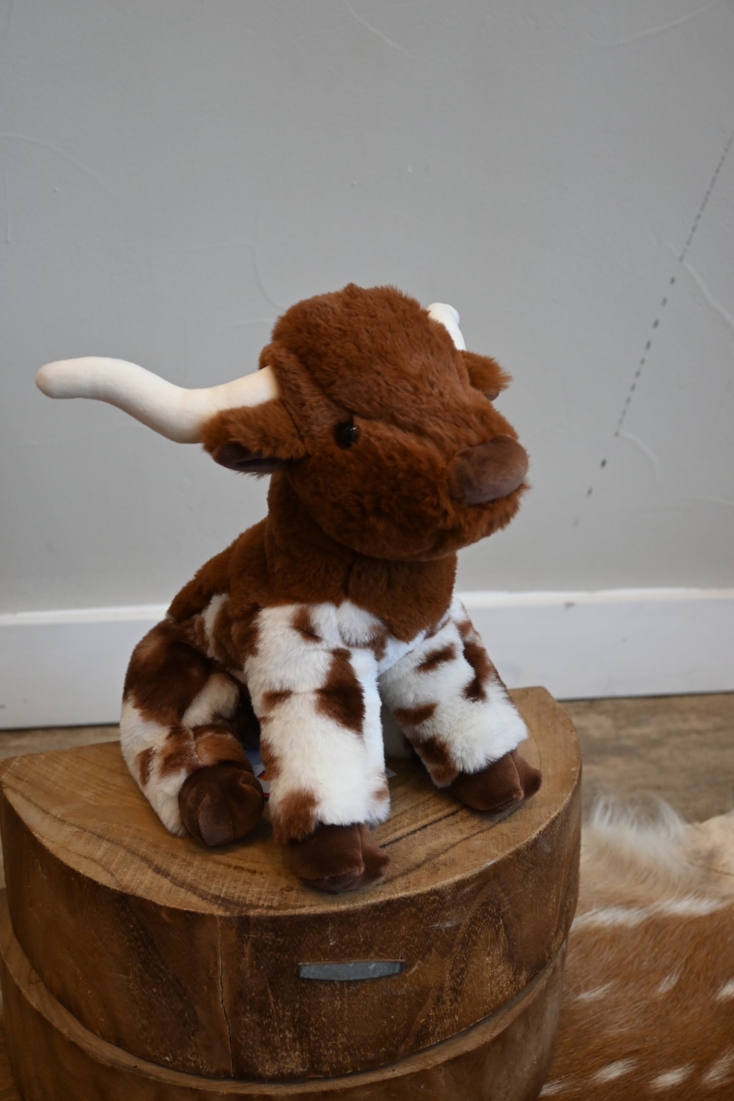 Bixbie The Longhorn Stuffed Animal