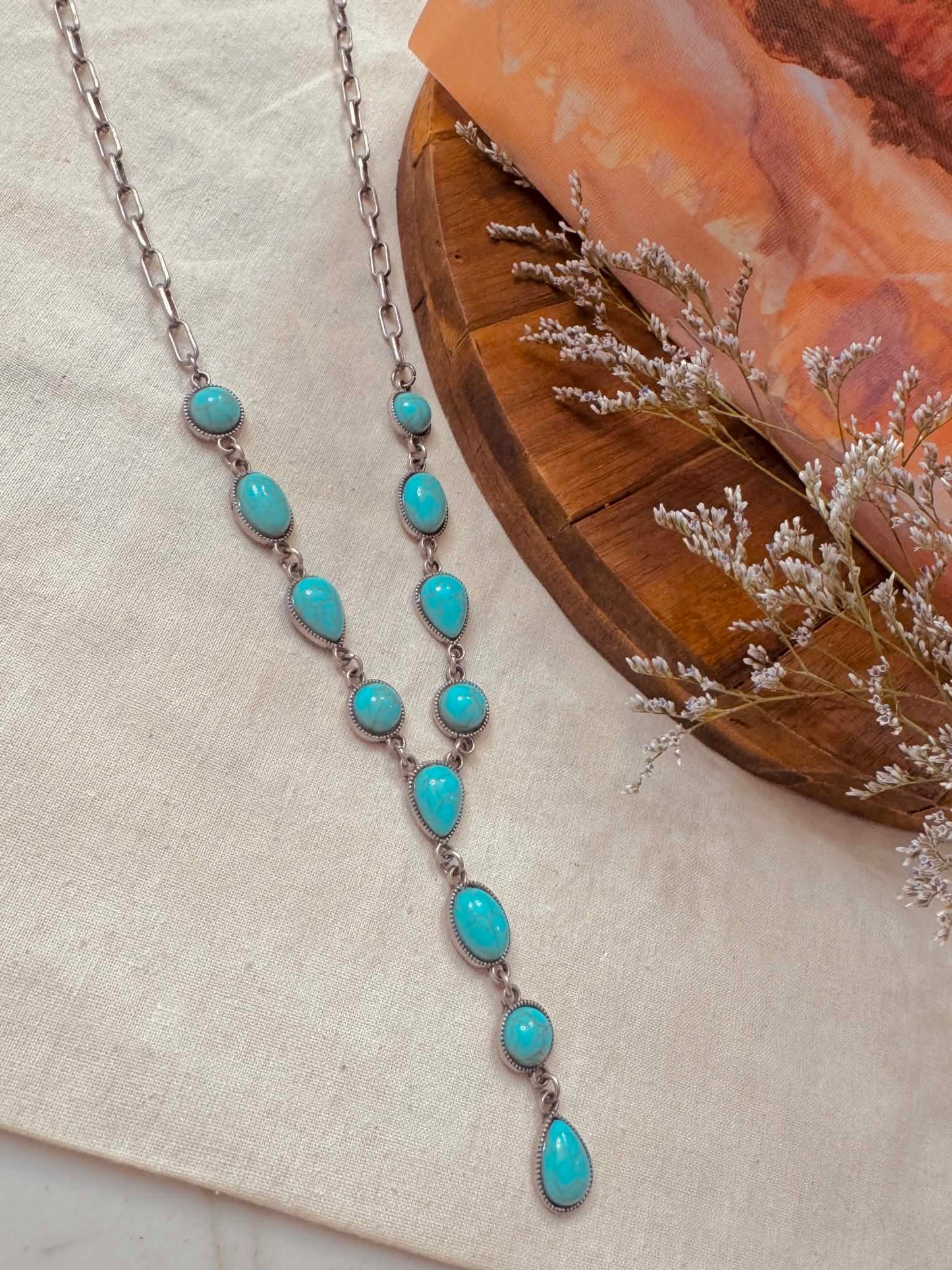 Desert Moon Drop Necklace